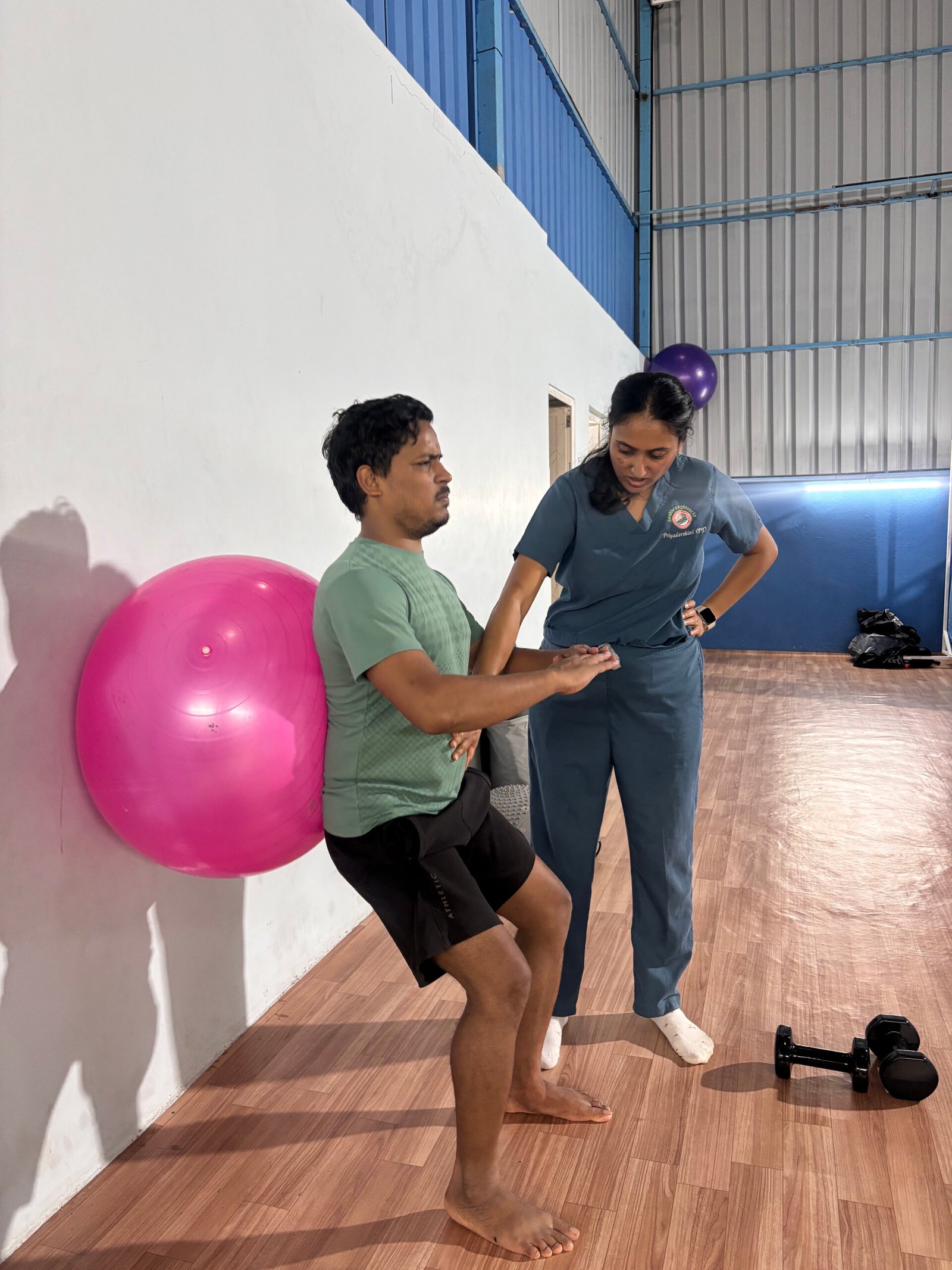 Sports physiotherapy and active rehabilitation at Healthroughtouchh, Bangalore