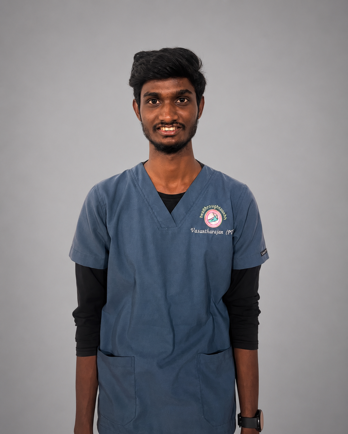 Vasantharajan, clinical physiotherapist at Healthroughtouchh, Neotown